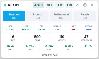 Control Panel theme comparison: Midnight vs Frost — Frost